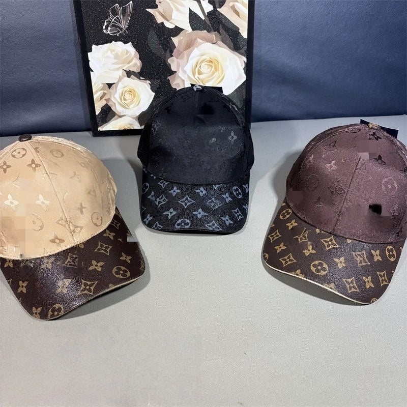 Two-Tone Monogram Baseball Cap