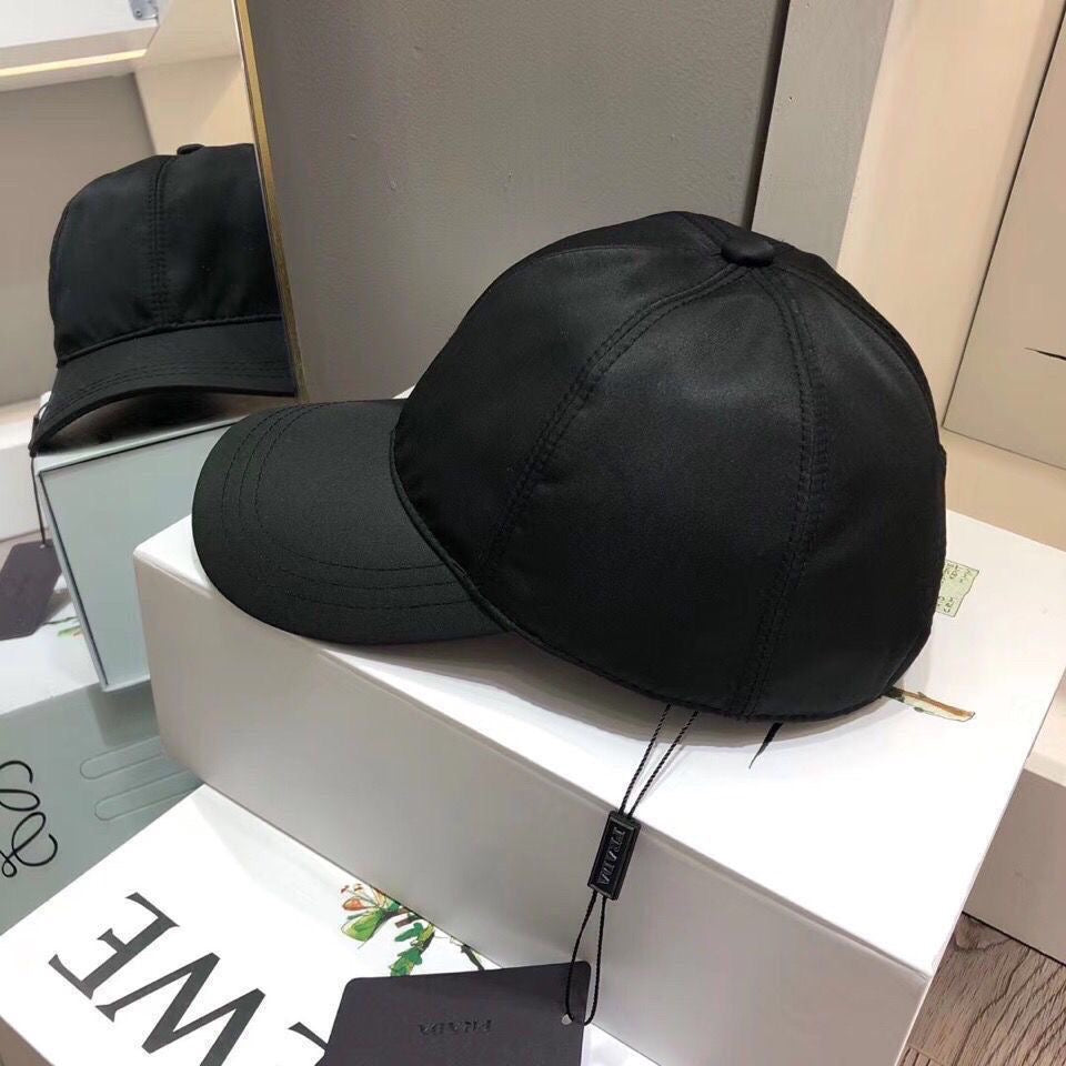 【#A340】Solid Baseball Cap With Side Triangle Metal Tag, Lightweight Breathable Sun Visor Hat For Men & Women