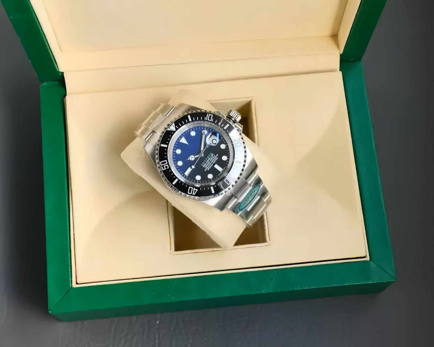 【#A468】Ceramic Bezel Calendar Automatic Diving Watch, Men Steel Band 300M Waterproof Sports Timepiece
