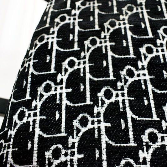 【#A519】Vintage All Over Line Jacquard Mini Skirt, High Waist Slim Anti-Chafing Short Skirt