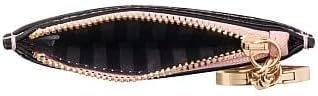 HOTVictoria's Secret The Victoria Card Case Key Chain, Pink Iconic Stripe