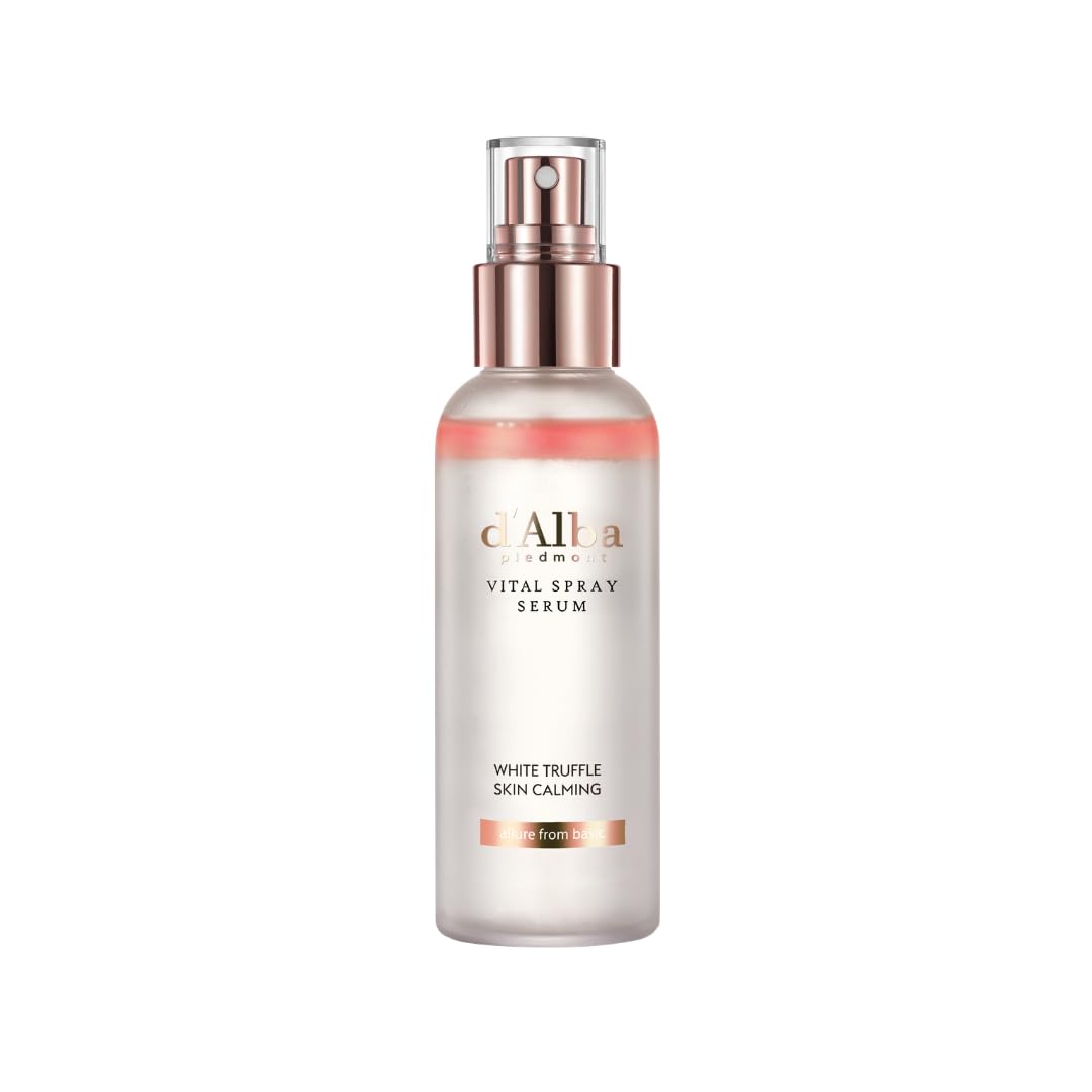 HOTd'alba Piedmont Italian White Truffle First Spray Serum, Vegan Skin Care, Light-weight Face Moisturizer, Glow Serum for Radiant Skin, Non Comedogenic, All In One Mist, Korean Skin Care (3.38 fl oz.)