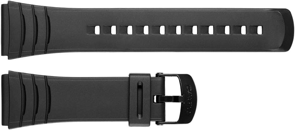 HOTCasio 10169264 Genuine Factory Replacement Resin Watch Band fits DBC-32-1A DBC-32-9A DBC-32C-1 DBC-32C-1B,Black