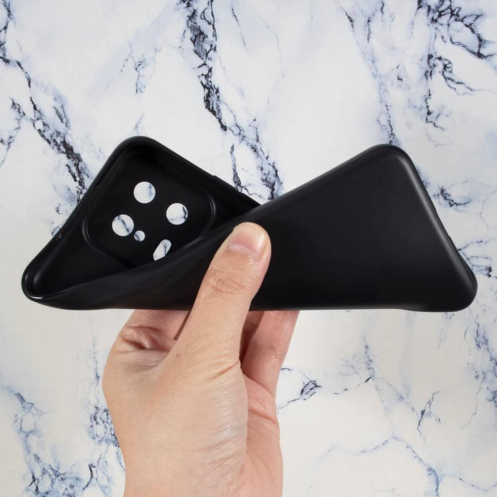 HOTSoft Case Compatible with Xiaomi 13 Special, Slim Shockproof Bumper Protective Back Cover, Anti-Scratch Flexible Shell, Grip-Friendly(Black)