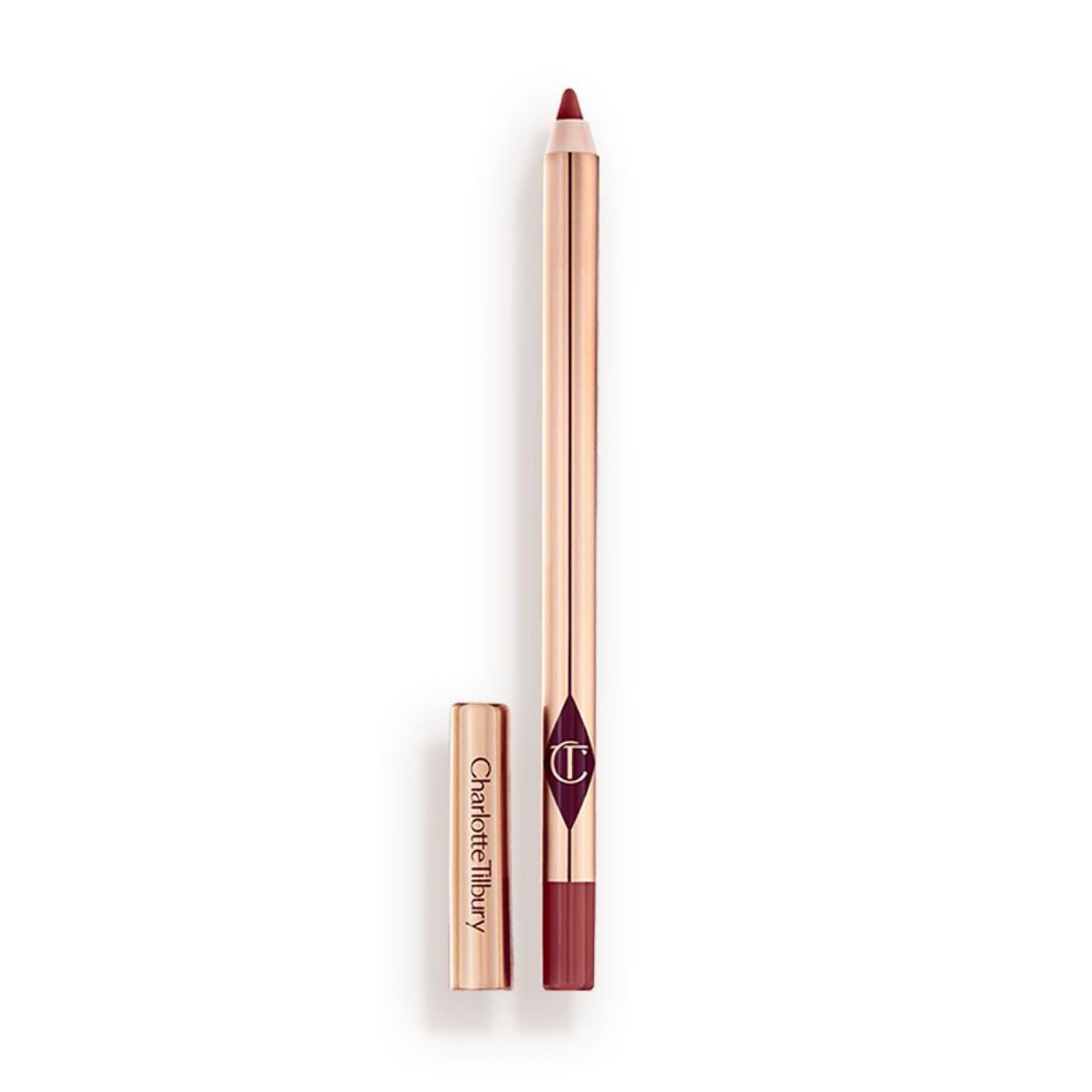 HOTCharlotte Tilbury Lip Cheat Lip Liner Pencil - Gives Lips a Fuller-Looking, Defined Pout - Enriched with Jojoba Oil & Hyaluronic Acid - Waterproof, Smudge-Proof & Transfer-Proof