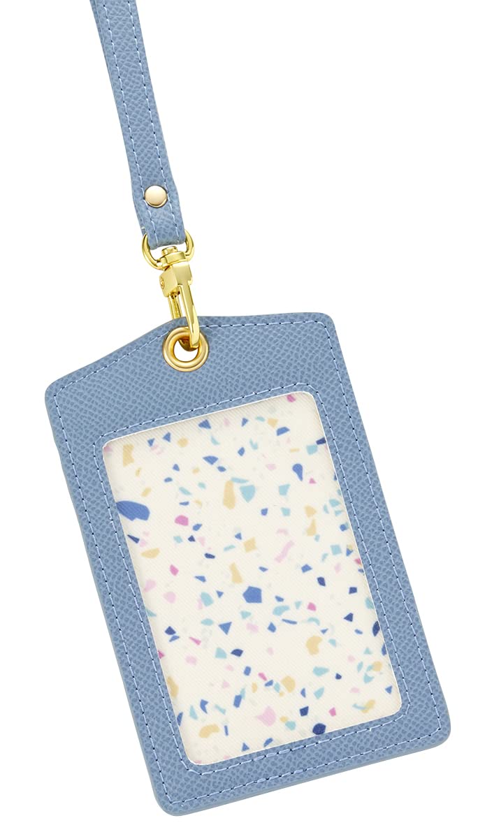 HOTRaymay Fujii GLP1115A Nofes ID Case, ID Card Holder, Vertical Type, Smoky Blue