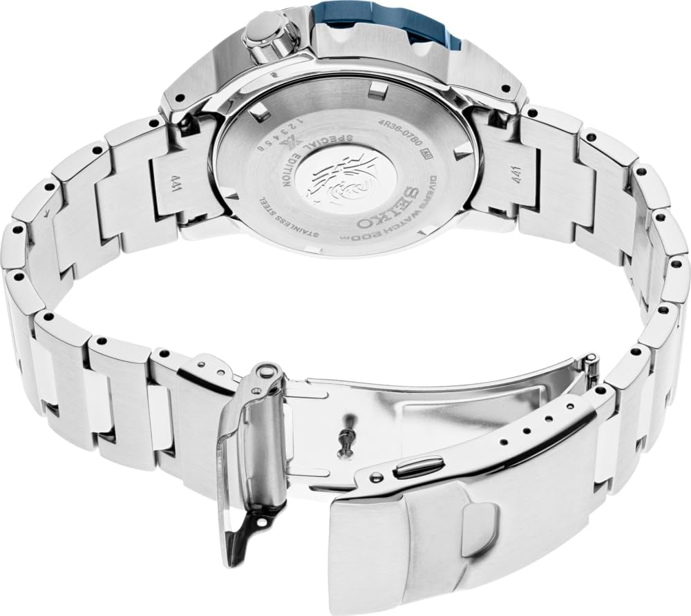 HOTSEIKO SRPE27 Automatic Dive Watch for Men - Prospex PADI Special Edition - LumiBrite Hands, Elapsed Timing Bezel - Water Resistant 200M