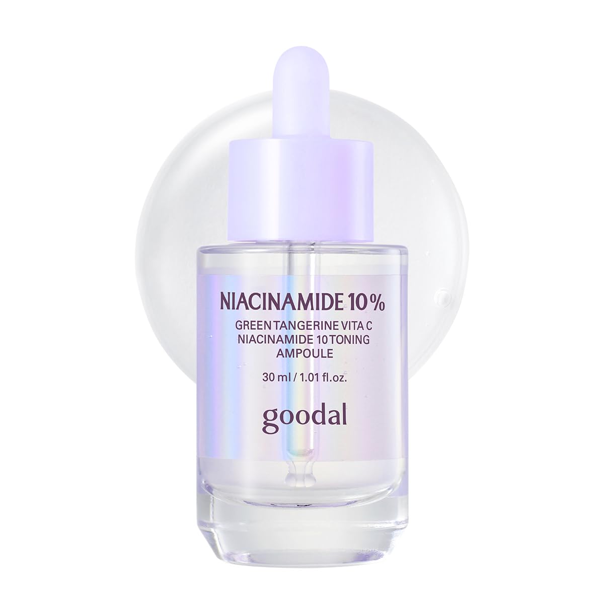 HOTGOODAL Vitamin C Brightening Serum ALPHA | 5% Niacinamide & Exosome for Dark Spot Care | Gentle Daily Facial Serum for Radiant Glow Skin | Green Tangerine | Korean Skincare | 1.01 fl oz (30ml)