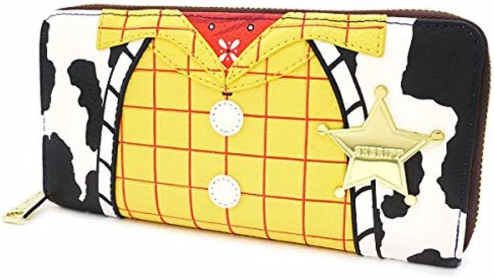 HOTLoungefly Disney Pixar Toy Story Woody Zip-Around Wallet Multi-colored Standard