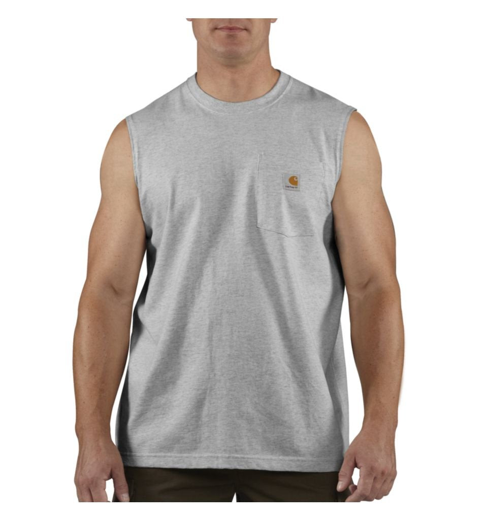 HOTCarhartt Men's Dearborn Relaxed Sleeveless T-Shirt