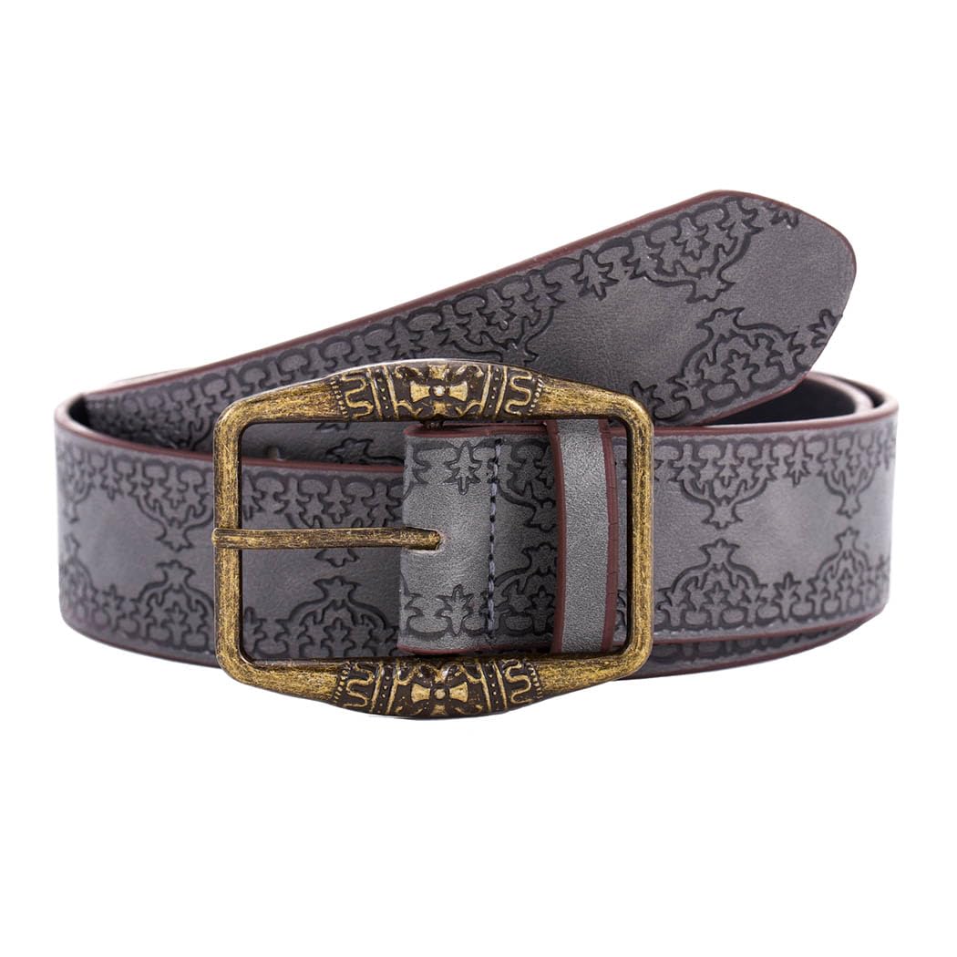 HOTWomen Western Belt Vintage Metal Buckle Leather Belts Country Cowboy Cowgirl Belt for Jeans Pant Dress