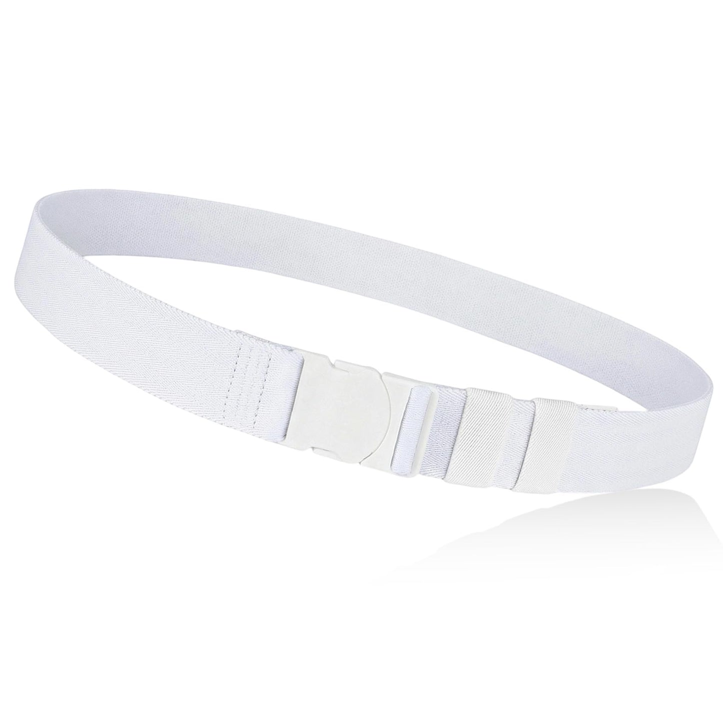 HOTWaist Wow No Show Invisible Elastic Belts for Women Men Adjustable Web Stretch Belt with Non-Metal Buckle for Jeans Pants