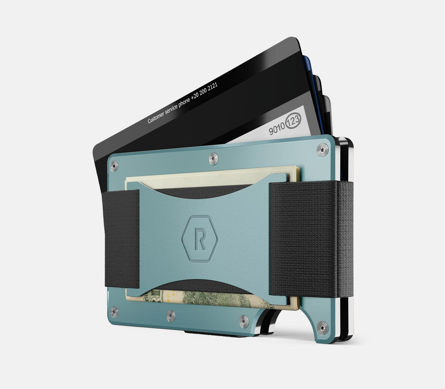 HOTThe Ridge EDC Bundle: The Ridge Sea Glass Cash Strap Wallet for Women + Airtag Case Combo - Secure, and RFID Protected Wallet with Airtag Holder and Cash Strap.