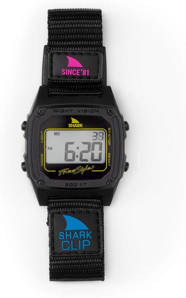 HOTFreestyle Shark Classic Clip Since '81 Primary Black Unisex Watch FS101006