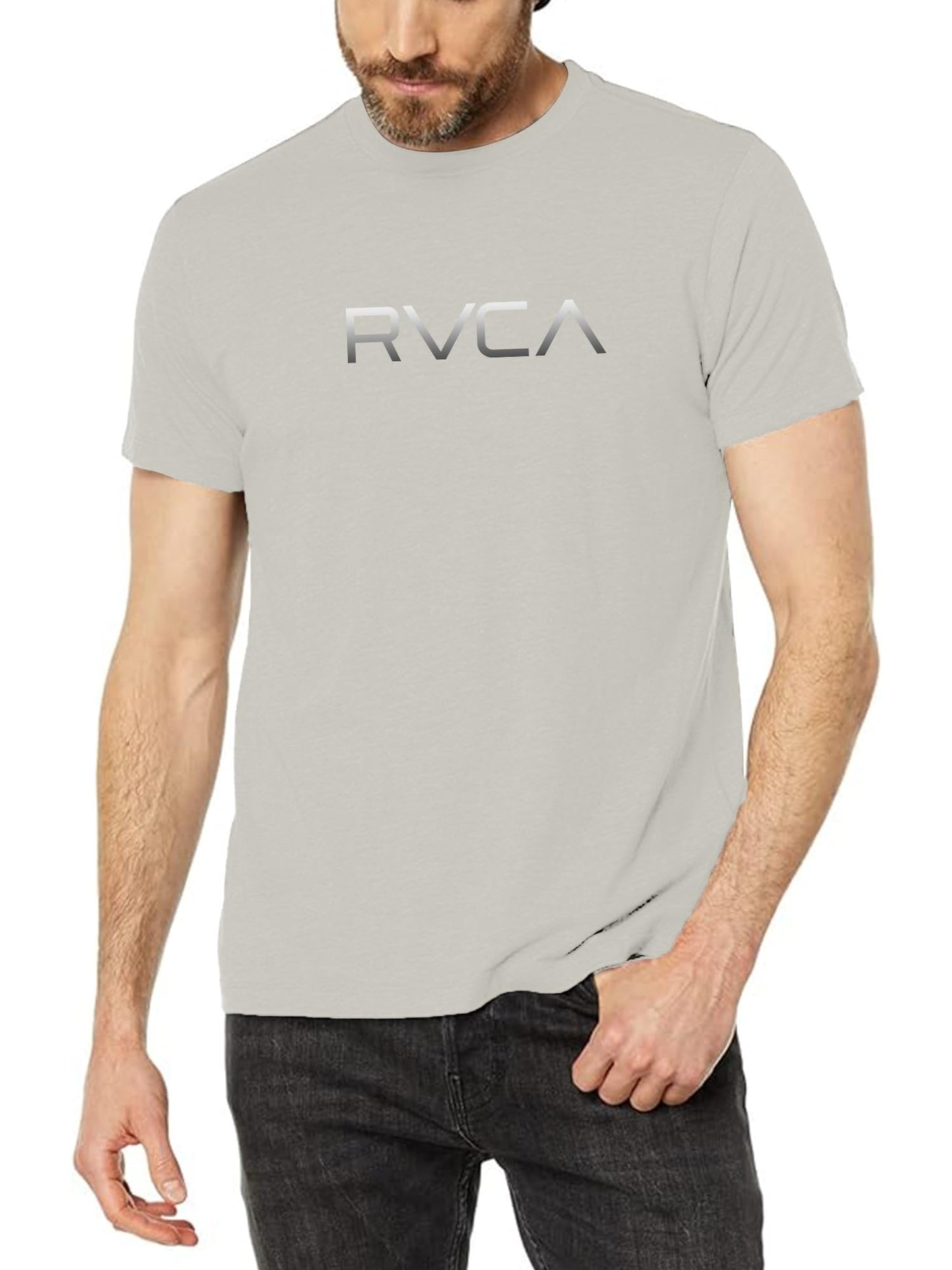 HOTRVCA Mens Short Sleeve Lightweight Lounge Crew Tee Loungewear Crew Neck