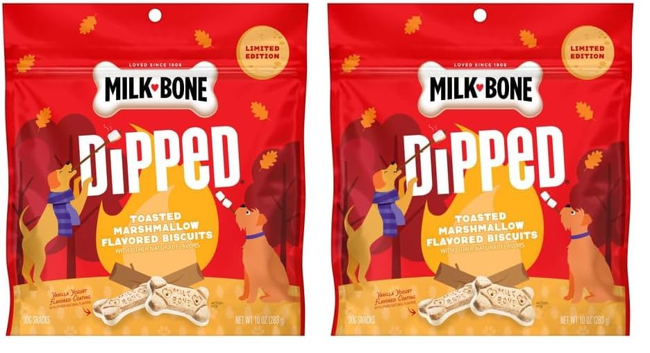 HOTMilk-Bone MaroSnacks Small Dog Treats with Real Bone Marrow, 40 Oz. Canister | Dog treats with 12% protein