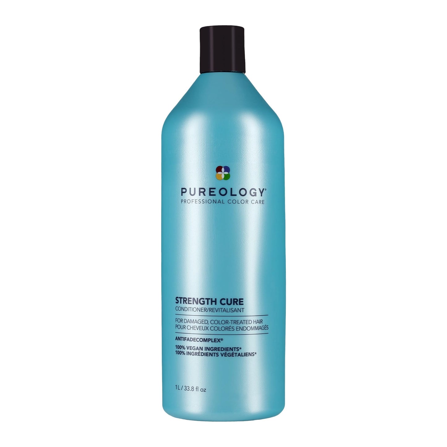 HOTPureology Strength Cure Conditioner - For Damaged or Color-Treated Hair, Reduces Breakage, Strengthens & Softens, With Sulfate-Free Formula, Vegan