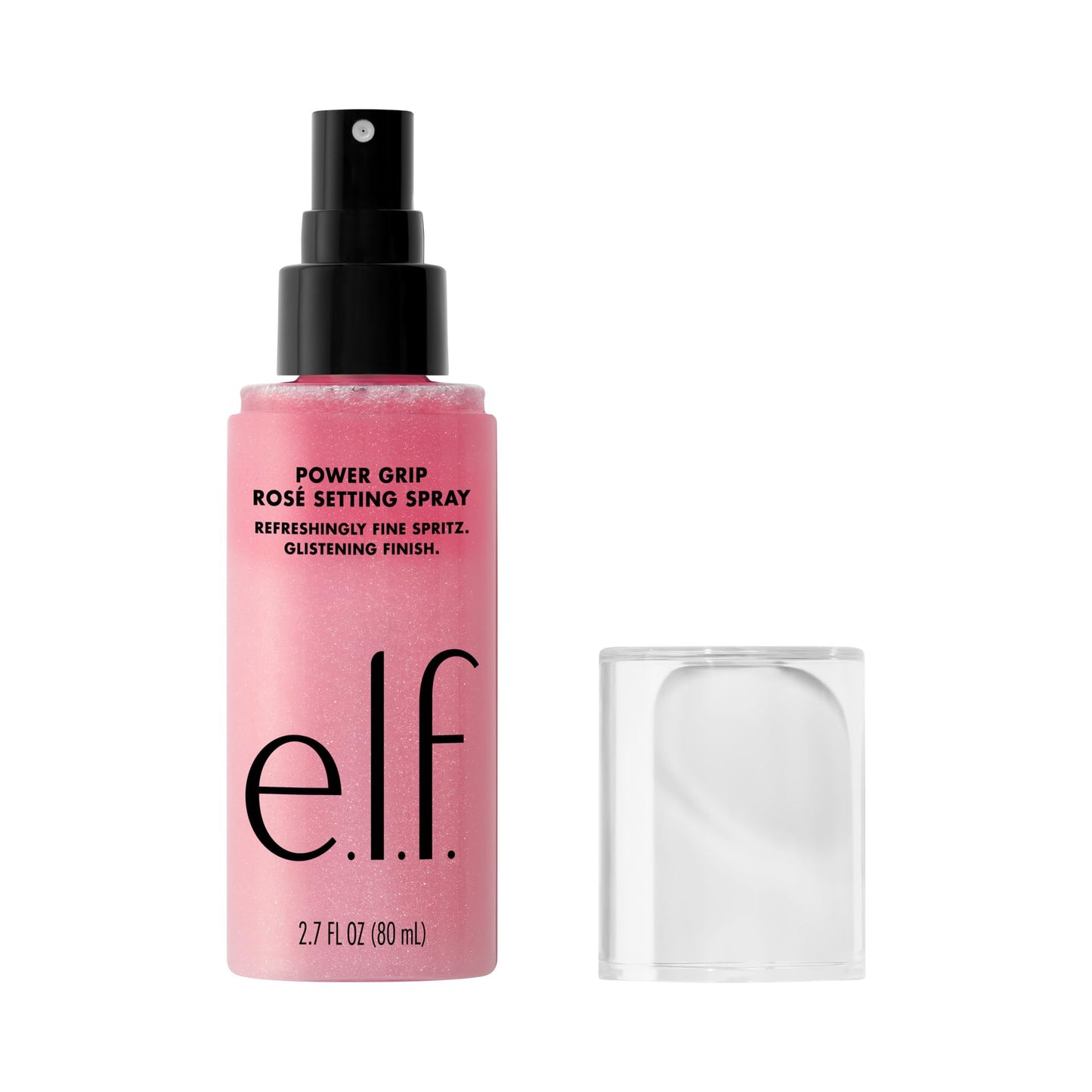 HOTe.l.f. Power Grip Dewy Setting Spray, Ultra Fine Mist Made With Hyaluronic Acid, Grips Makeup For A Hydrated-Looking, Dewy Finish, Vegan & Cruelty-Free