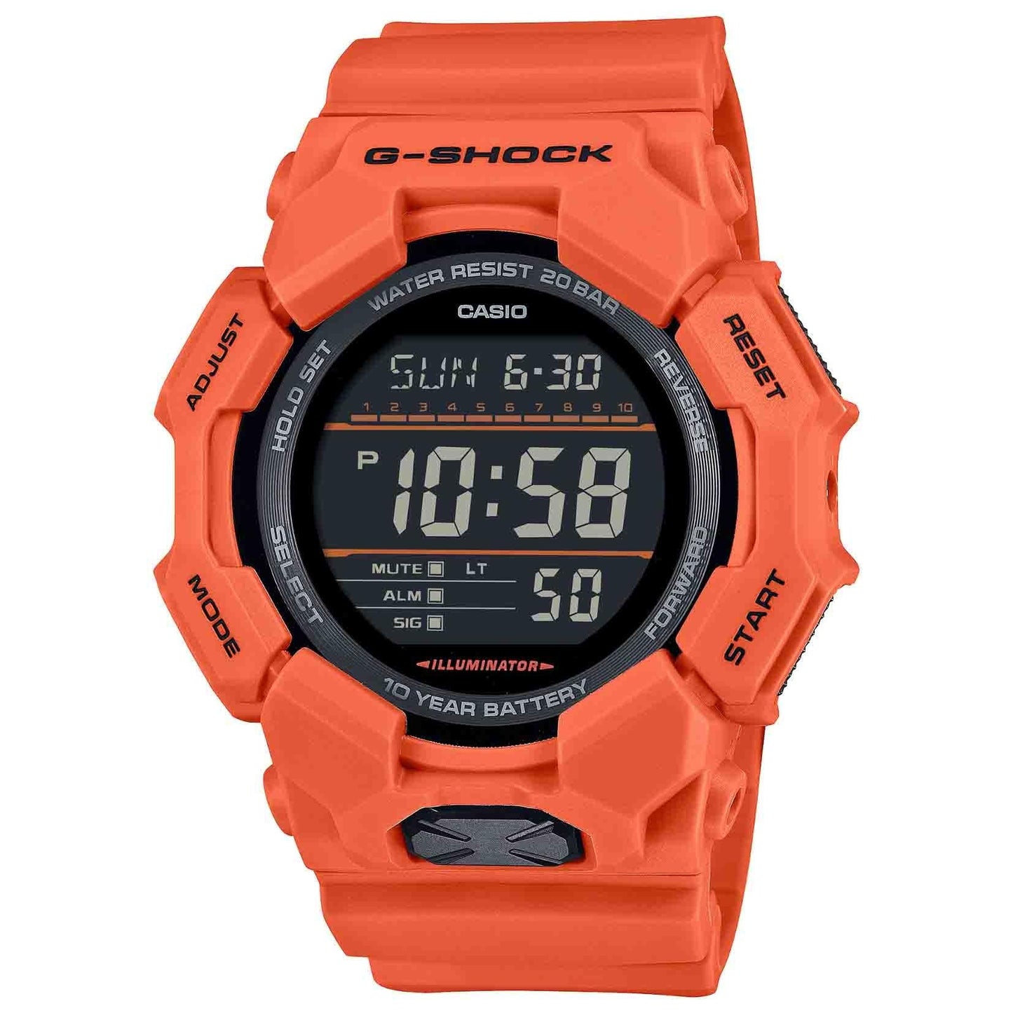 HOTG-Shock Casio Resin Digital Watch GD010