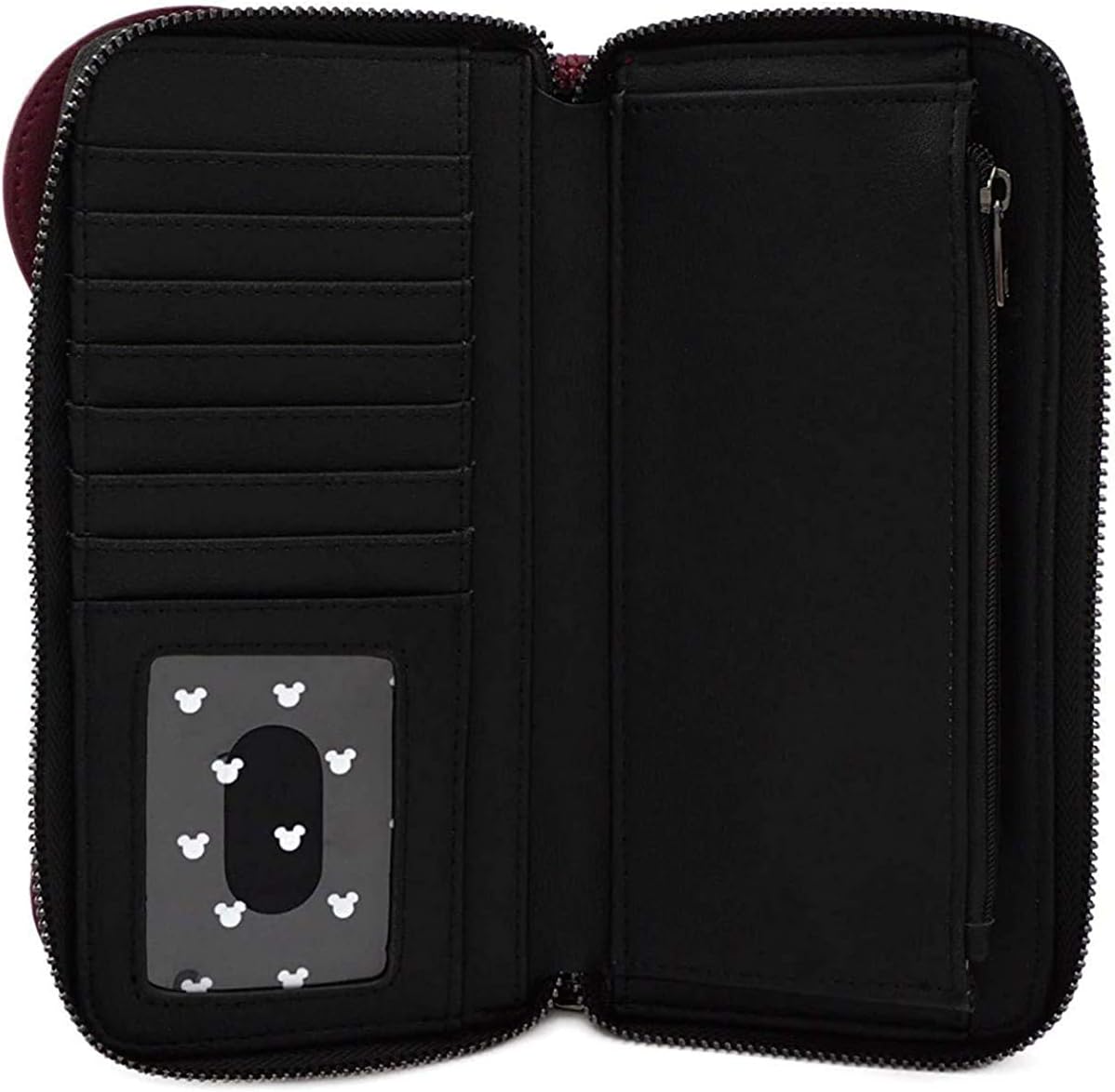 HOTLoungefly Disney Minnie Mouse Quilted Zip Around Wallet with Velvet Bow