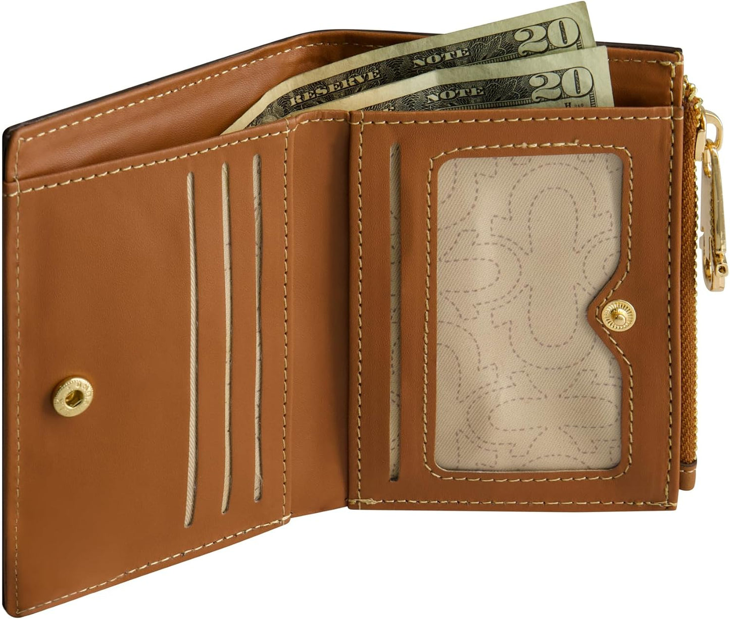 HOTTrue Religion Women's Mini Wallet, Dark Denim, One Size | Compact profile with multiple card slots for everyday carry.
