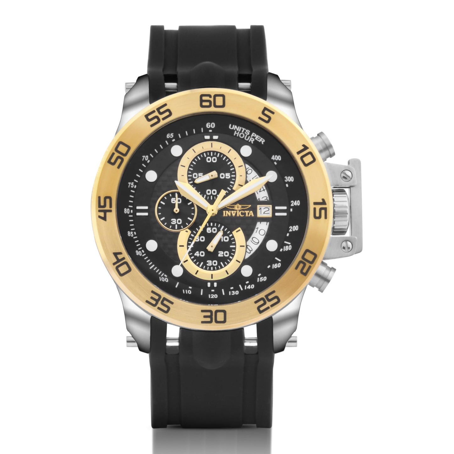HOTInvicta Men's I-Force Analog Display Japanese Quartz Black Watch