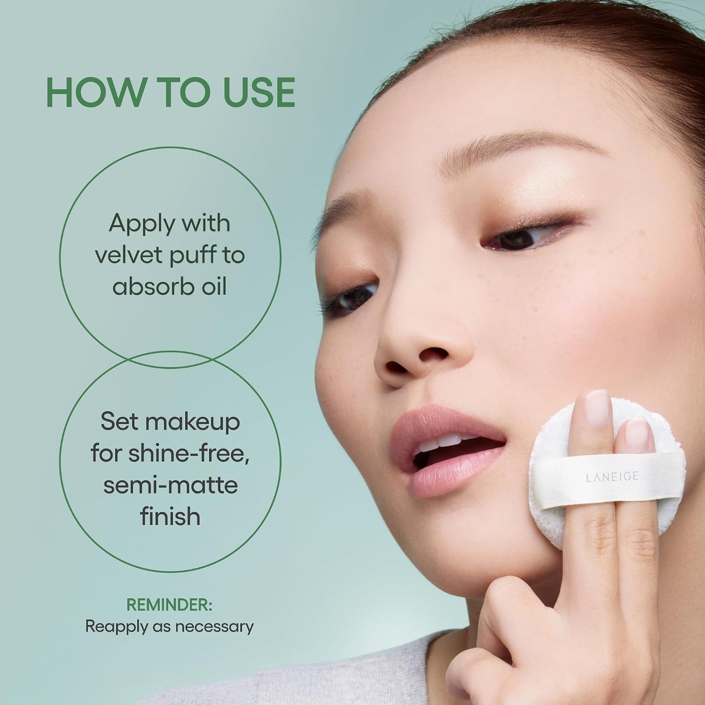 HOTNeo Blurring Powder: Korean Shine Control Compact with Pore Blurring, Smoothing Finish & Travel-Friendly, No Spill Packaging