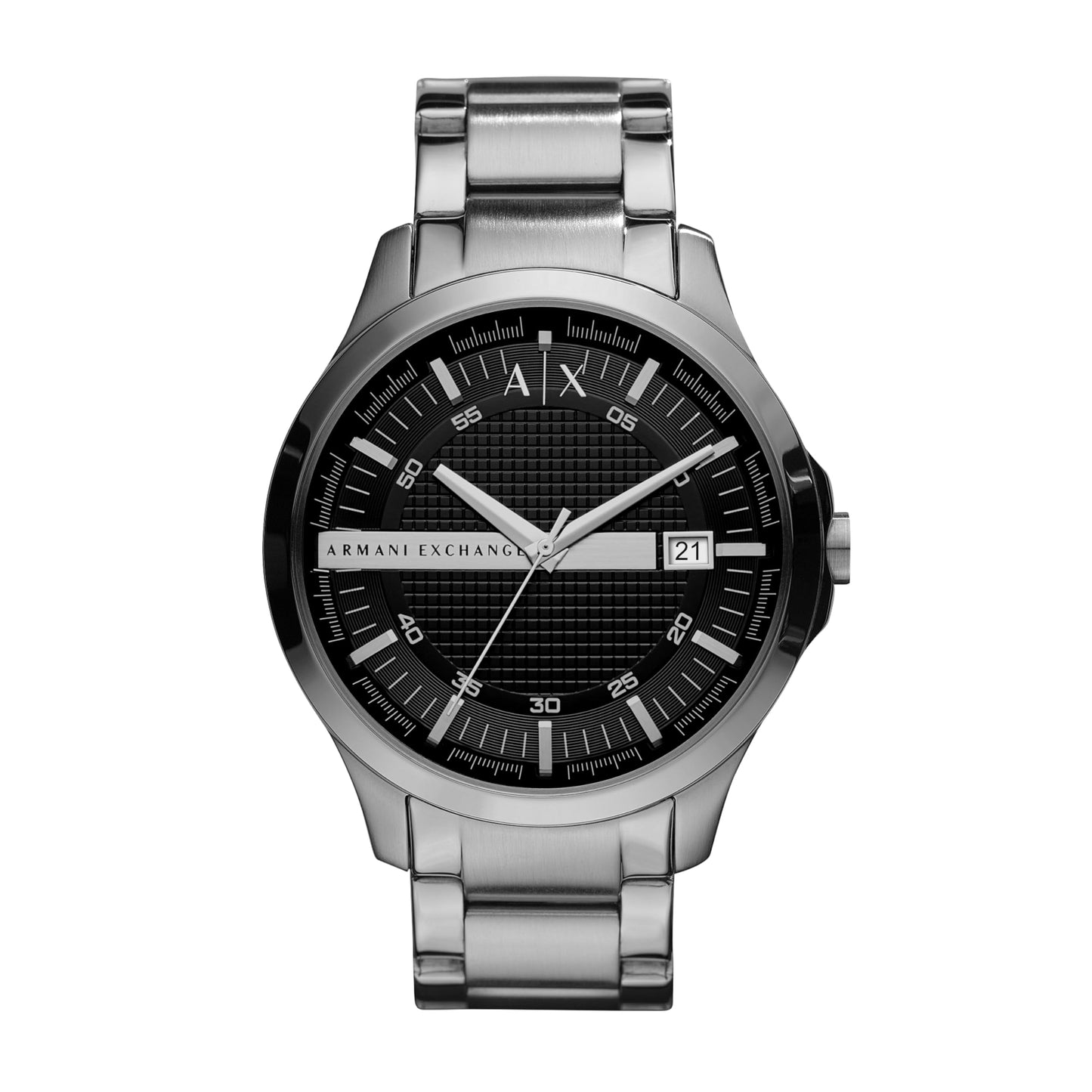 HOTA|X Armani Exchange Men's Watch, Three-Hand Stainless Steel Watch for Men