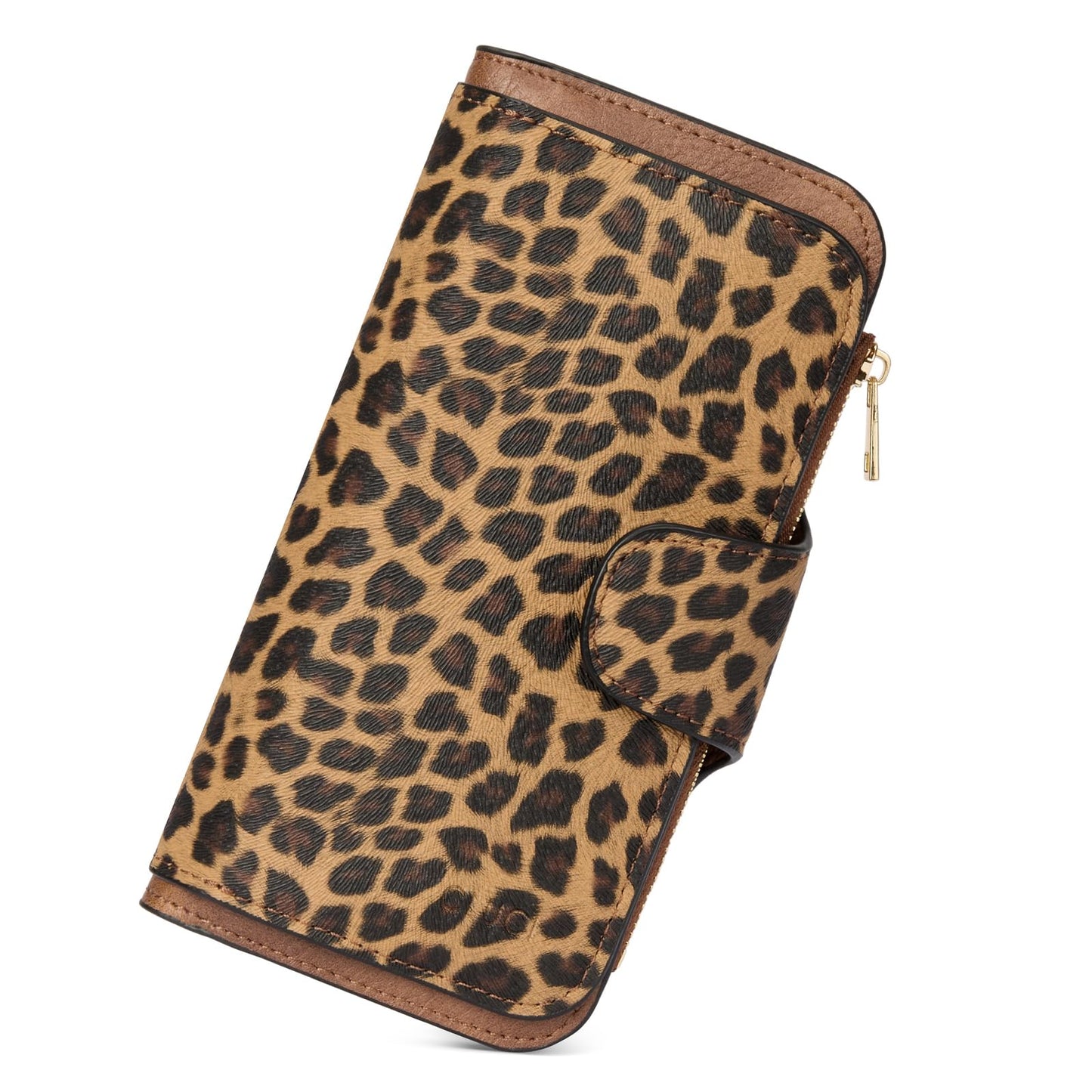 HOTCLUCI Wallet For Women PU Leather RFID Blocking Womens Wallet Bifold Card Holder with ID Window Gifts for Women Birthday