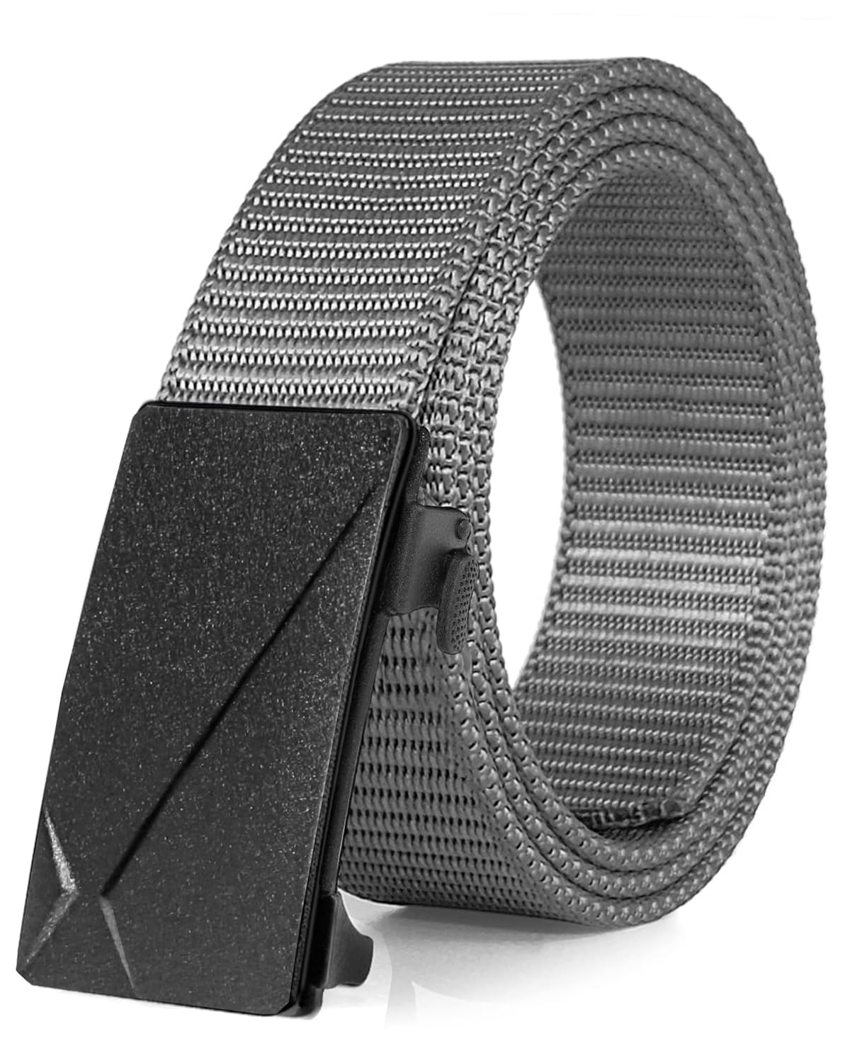 HOTFAIRWIN Men's Ratchet Belt, Nylon Tactical Belt, Adjustable Ratcheting Buckle for Golf Work Casual Outdoor Hiking Daily Wear