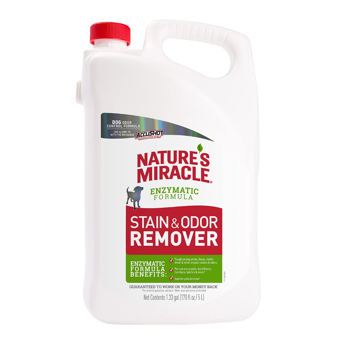 HOTNature’s Miracle Stain and Odor Remover Dog, 32 Ounces, Everyday Mess Enzymatic Odor Control Formula