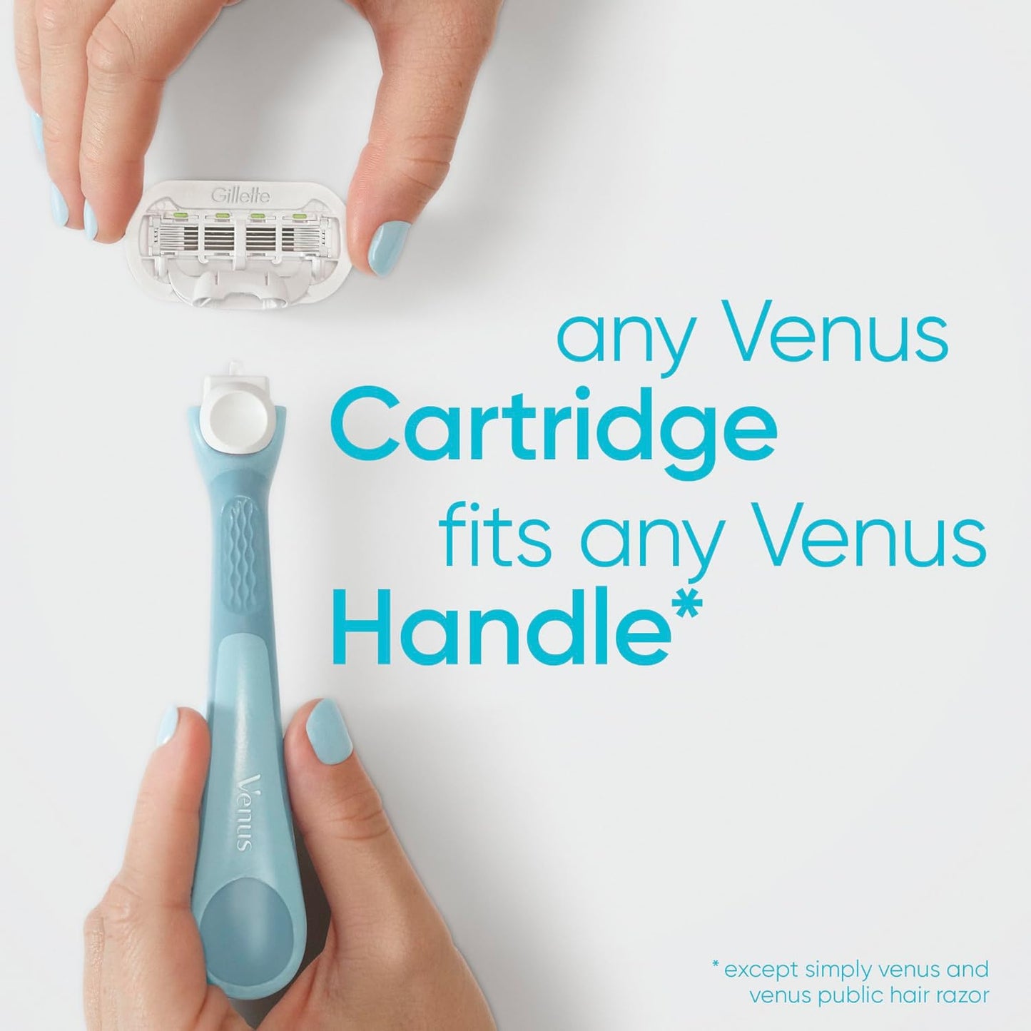 HOTGillette Venus Extra Smooth 4 count, plus Gillette Venus Extra Smooth Sensitive 2 count, 5-Bladed Women's Razor Blade Refills