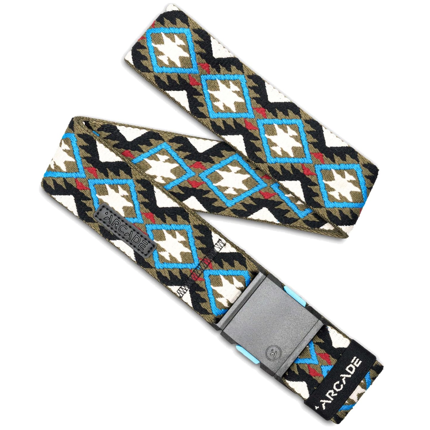 HOTArcade Belts A2 Unisex Adventure Belt: Heavy Duty Stretch, Metal Free Buckle