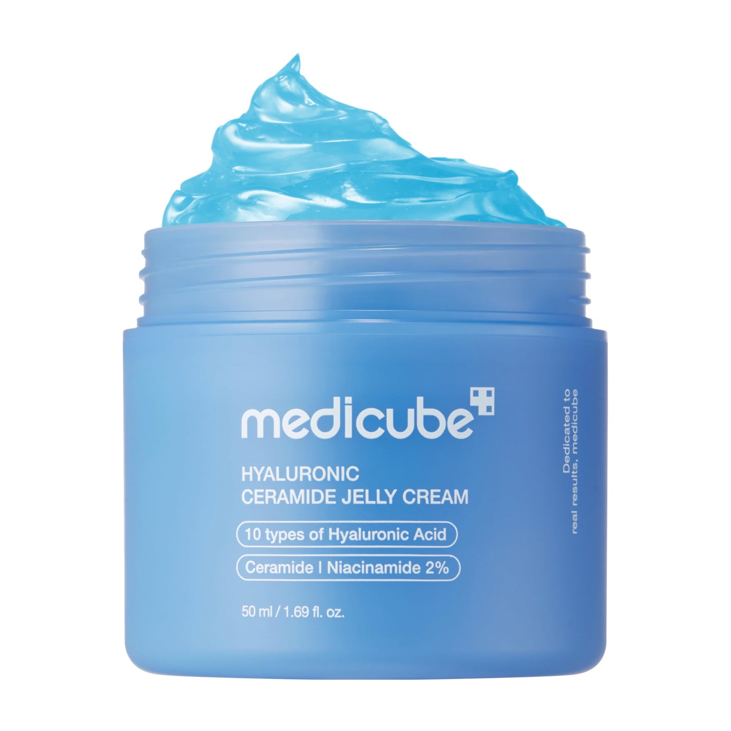 HOTmedicube Collagen Jelly Cream- Niacinamide & Freeze-Dried Hydrolyzed Collagen - Boosts skin's barrier hydration and gives 24h Glow & Lifted Look - Korean skincare (1.69 Fl Oz (Pack of 1)) | Freeze-Dried Hydrolyzed Collagen for Skin Barrier Hydration, 2