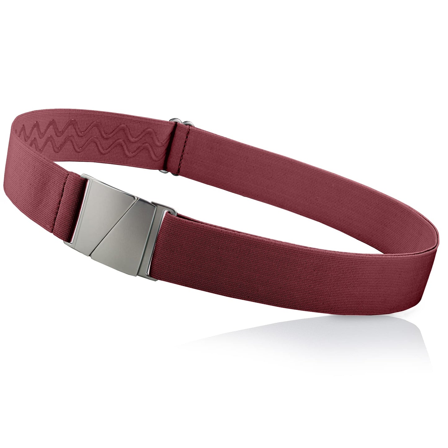HOTONE-BELT No Show Invisible Elastic Belts for Women & Men 1.30" inch adjustable Non Slip Zero Bulk. Designed in USA.