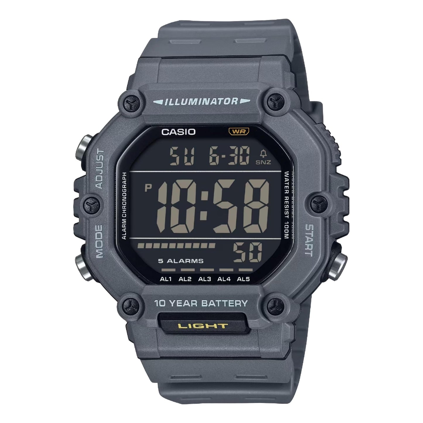 HOTCasio AE-1600H Series | Black | 10-Year Battery | LED Illuminator | Digital Watch