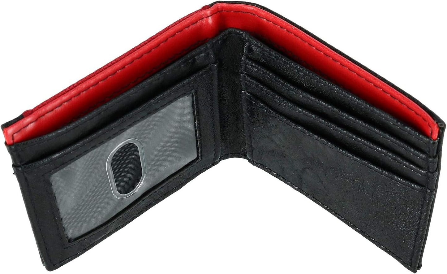 HOTMarvel Deadpool Bi-Fold Boxed Wallet, Red & Black, One Size