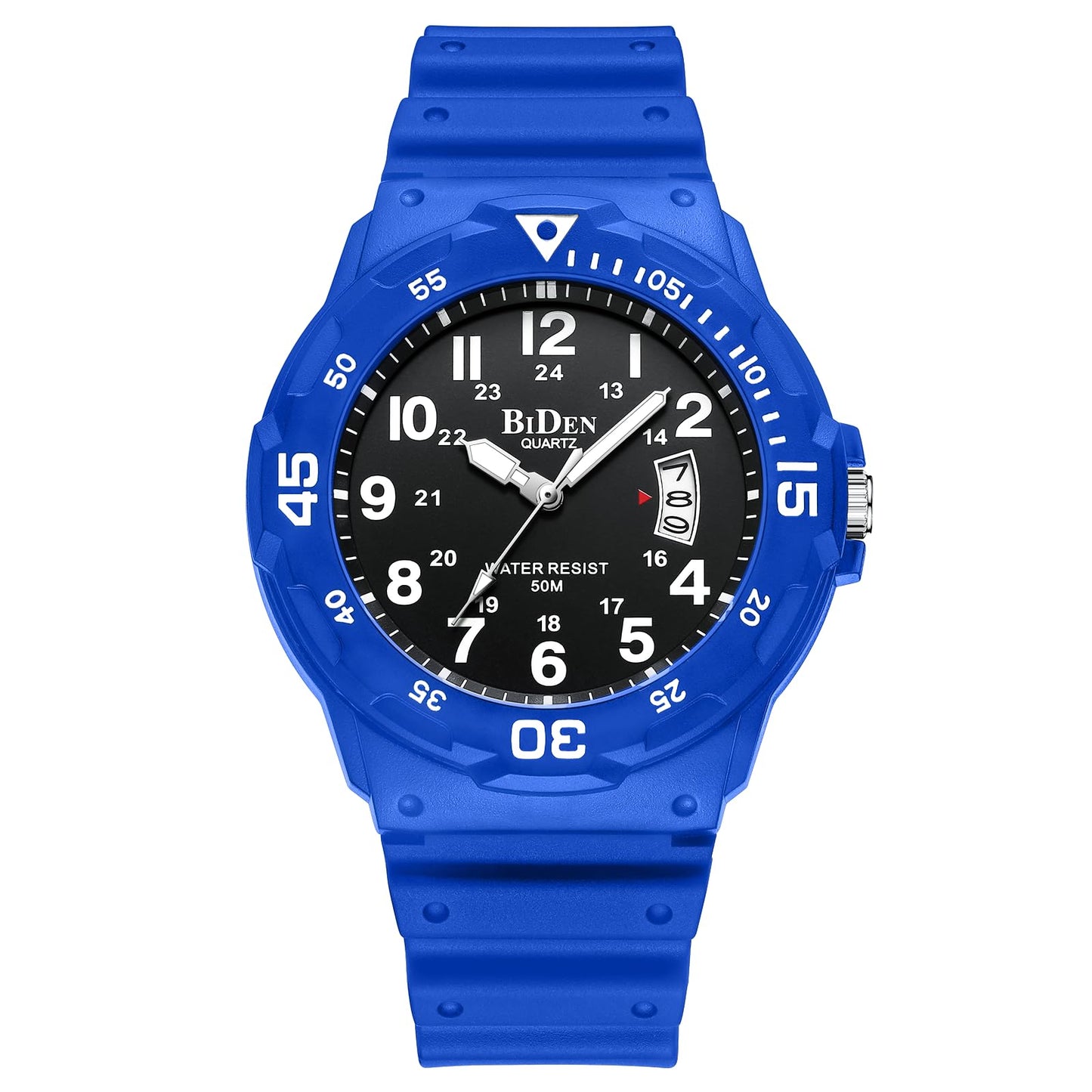 HOTLN LENQIN Mens Watches Stainless Steel Waterproof Analog Quartz Watch for Men with Date Luminous Fashion Wristwatch