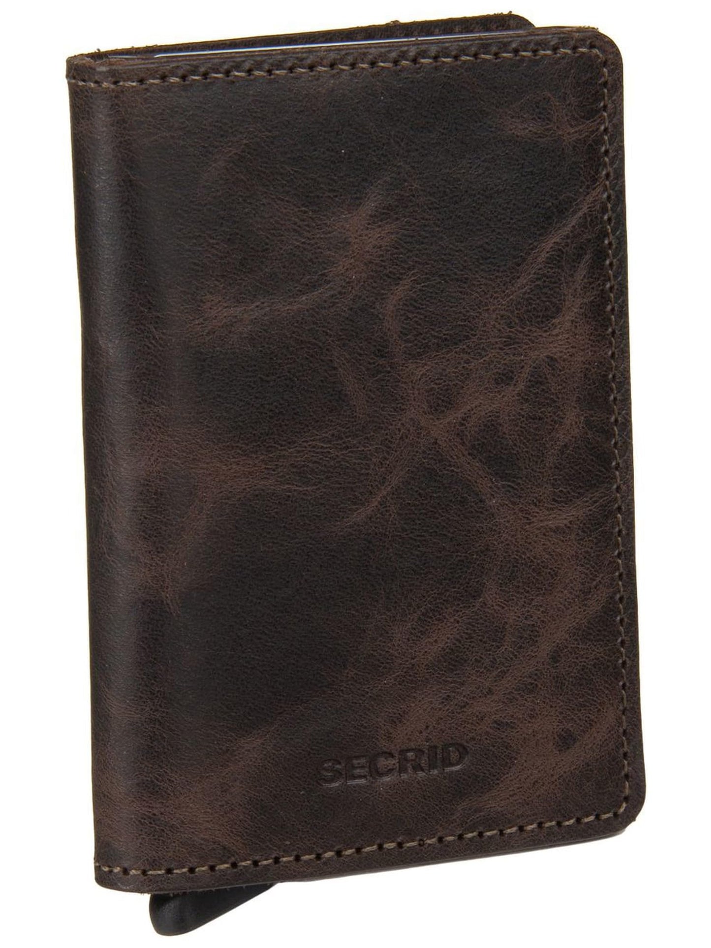 HOTSecrid Slim Wallet Original Leather With Rfid Safe Card Case