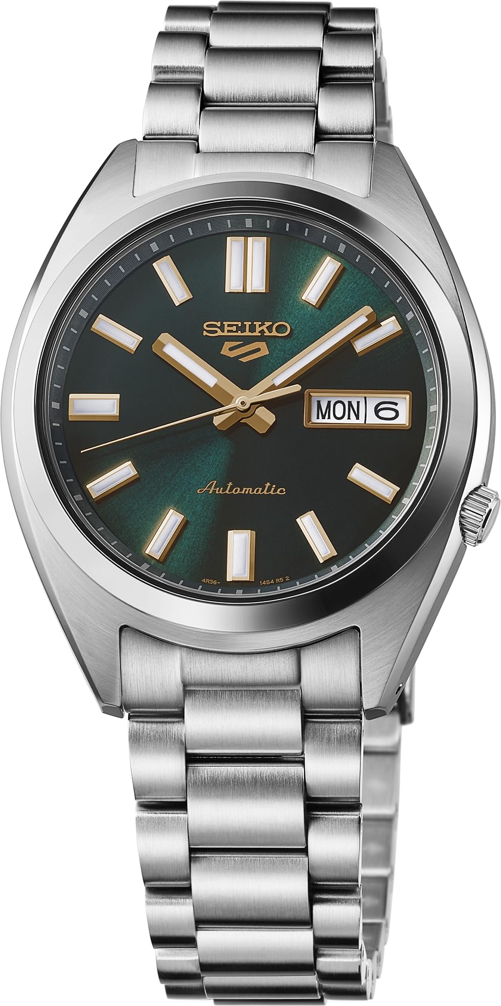 HOTSEIKO 5 Sports Men's Automatic Watch with Stainless Steel Case and Luminous Hands - Stylish Wrist Watches