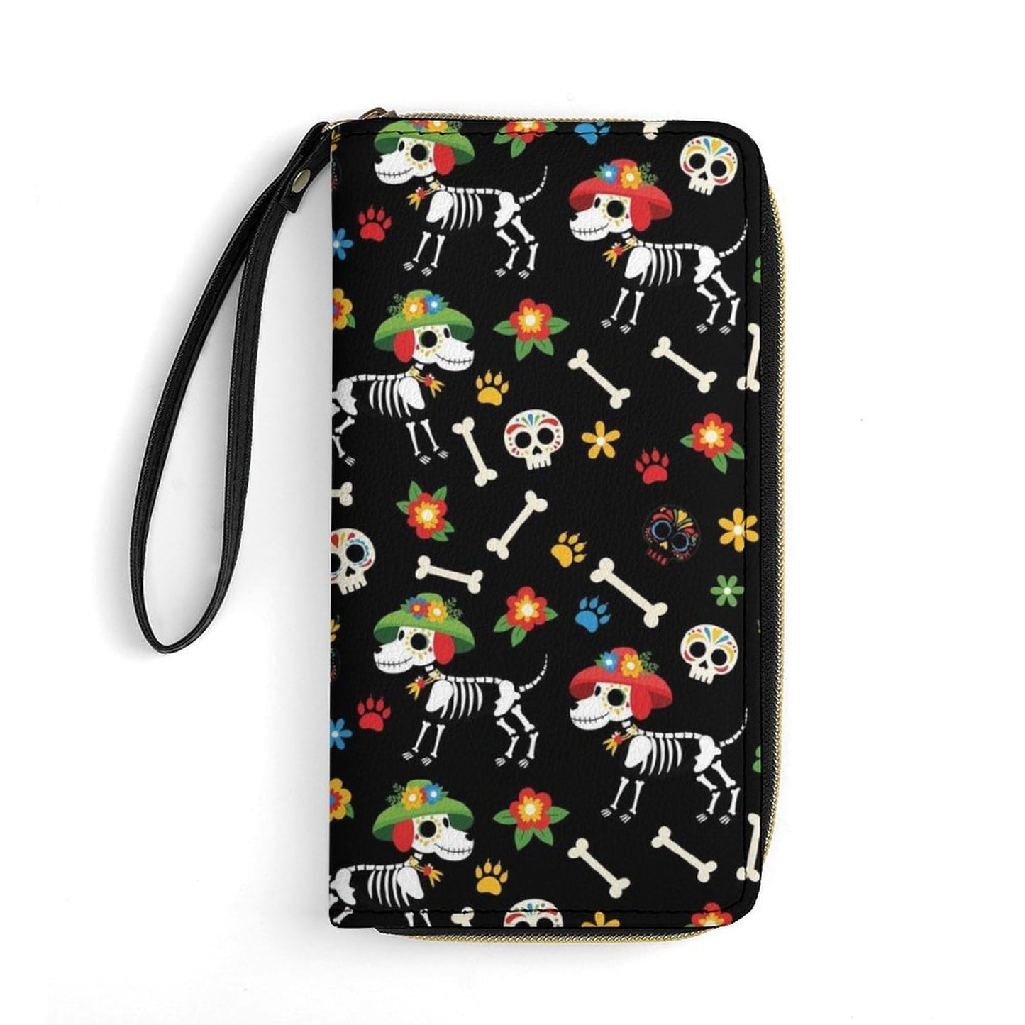 HOTWomen's Wallet Ladies Wristlet, Large Capacity, Zipper Pocket, Perfect for ID Cards, Chicken Cute