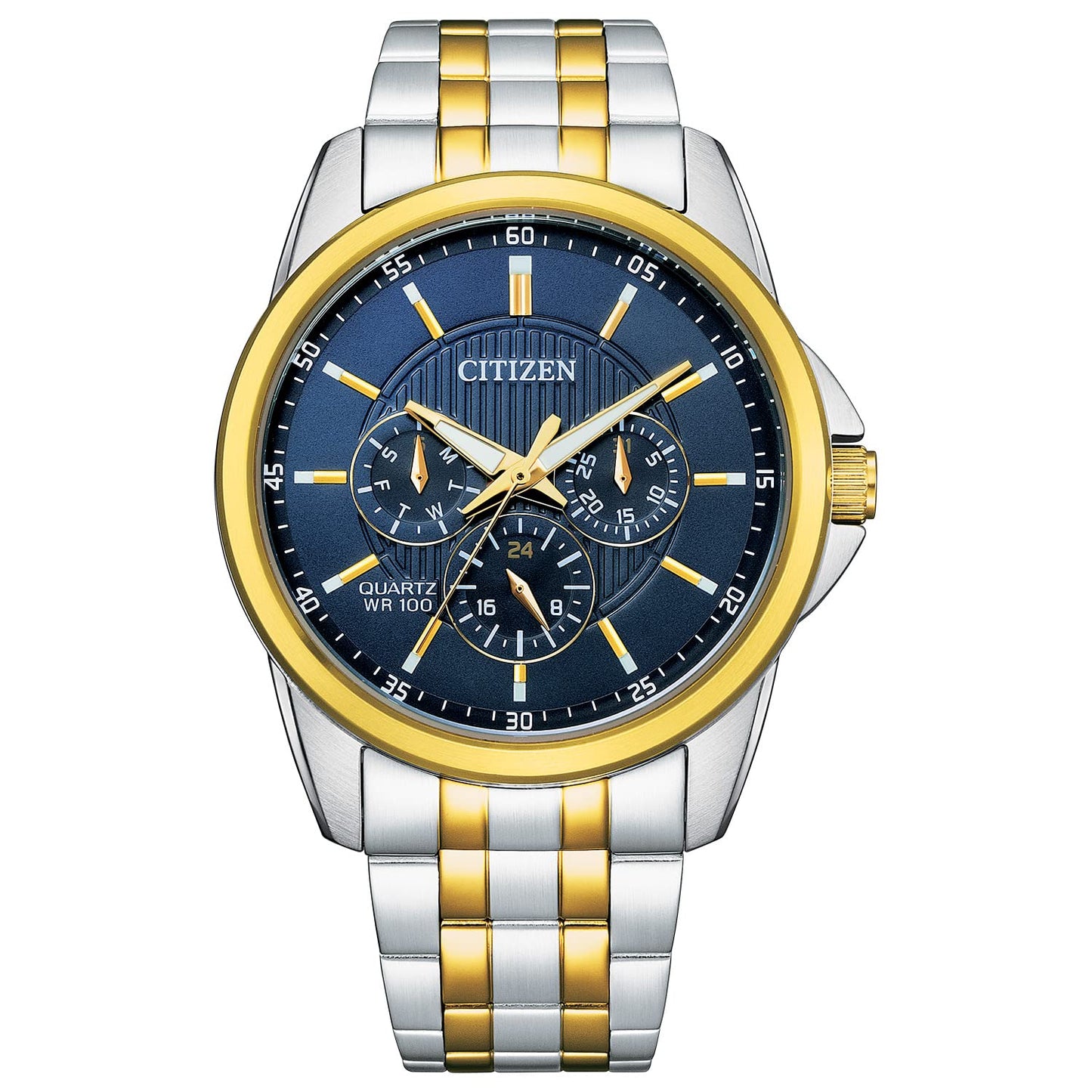 HOTCitizen Quartz Mens Watch, Stainless Steel, Classic