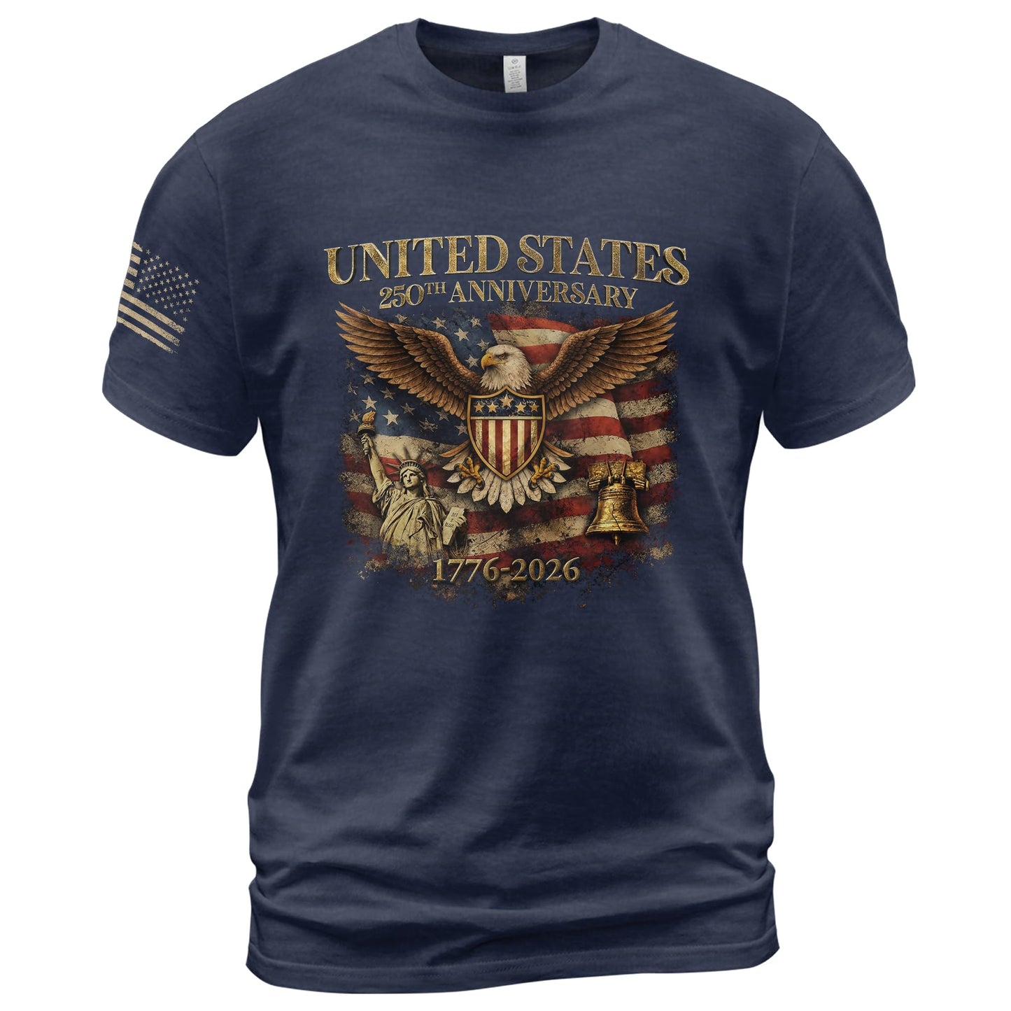 HOT250 Anniversary USA Shirt, USA Eagle Graphic Shirt for Men | Show your pride with these stylish men's patriotic shirts, designed for bold expression and comfortable, everyday wear