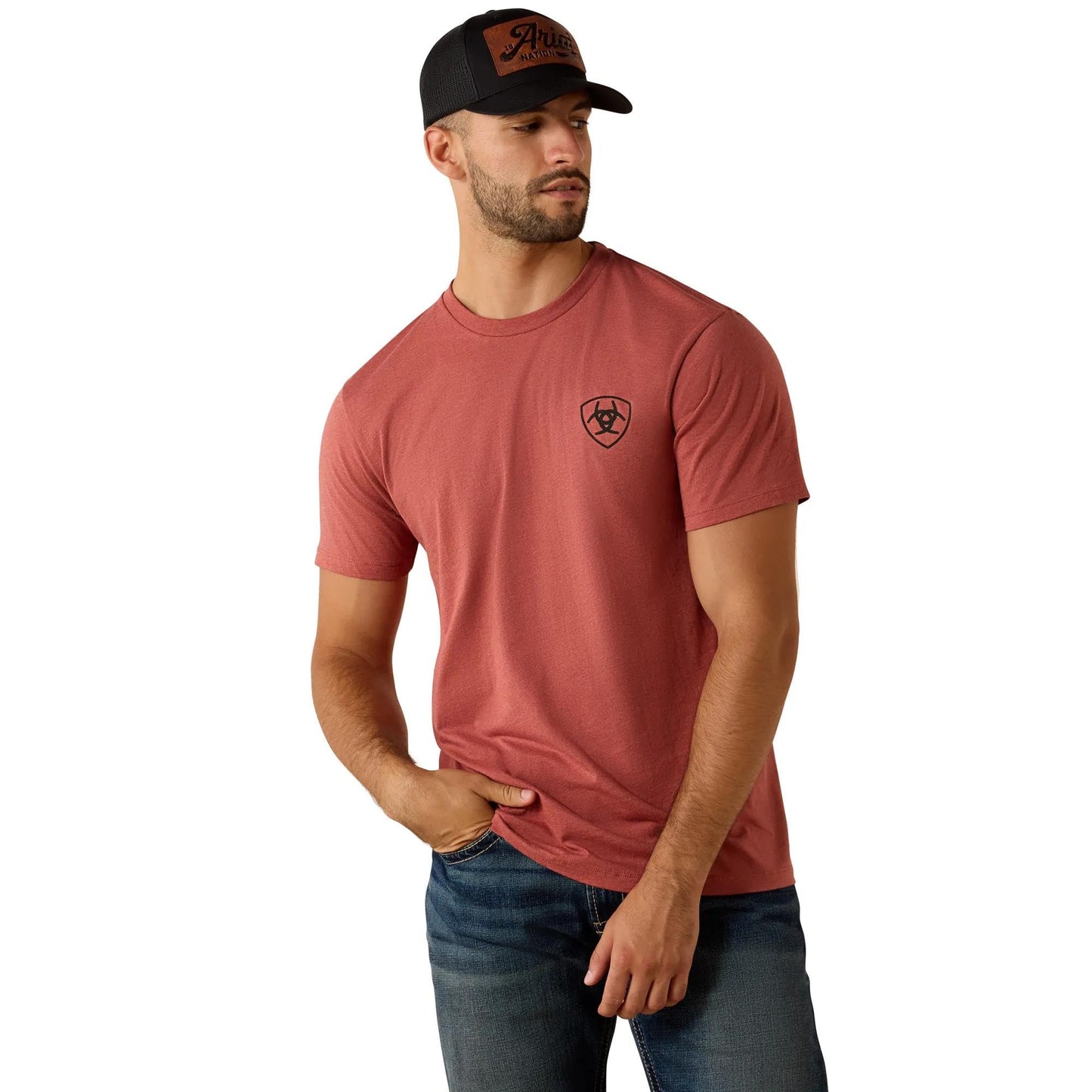 HOTARIAT Men's Banner Badge T-Shirt