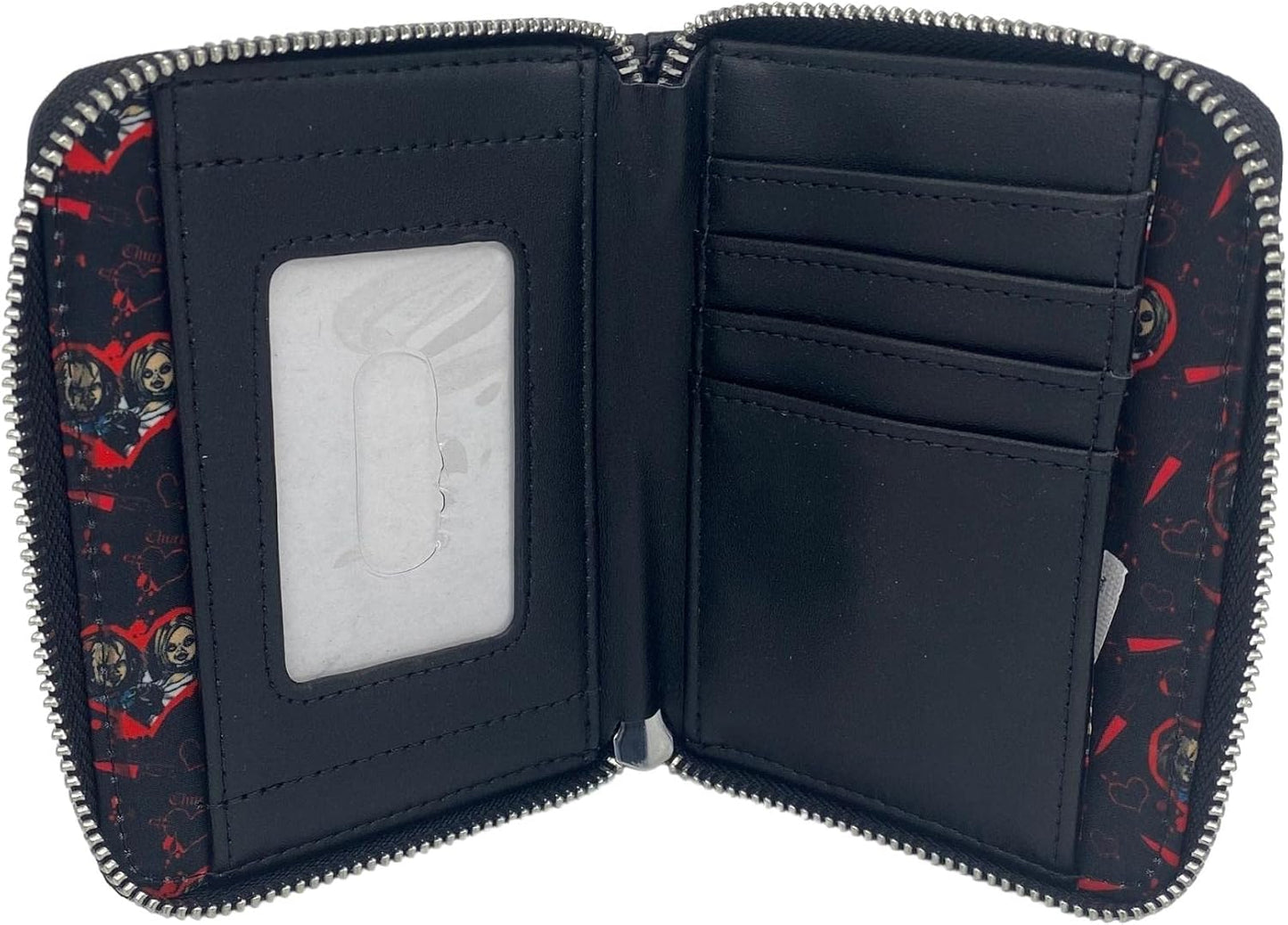 HOTLoungefly Universal Bride of Chucky Happy Couple Tiffany Zip-Around Wallet