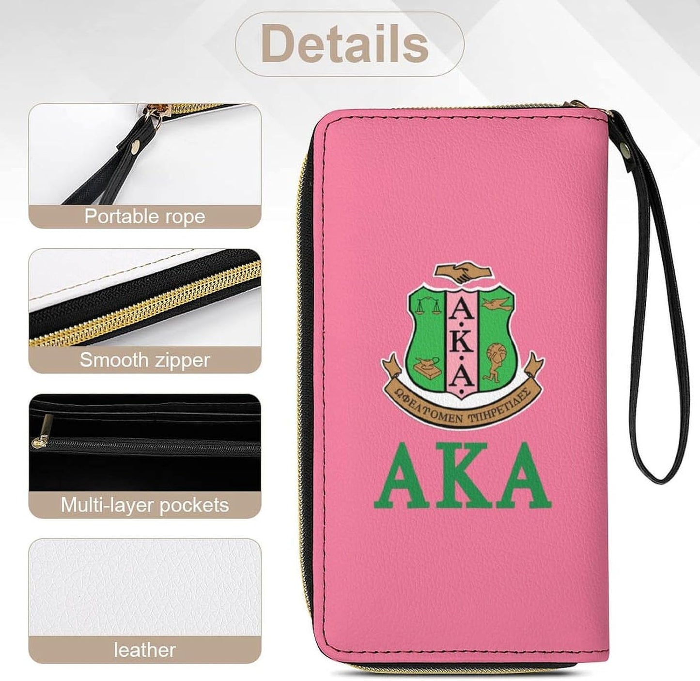 HOTSorority Accessories for Women Paraphernalia Girl's wallet .Idea Gifts for Women Girl Sisters