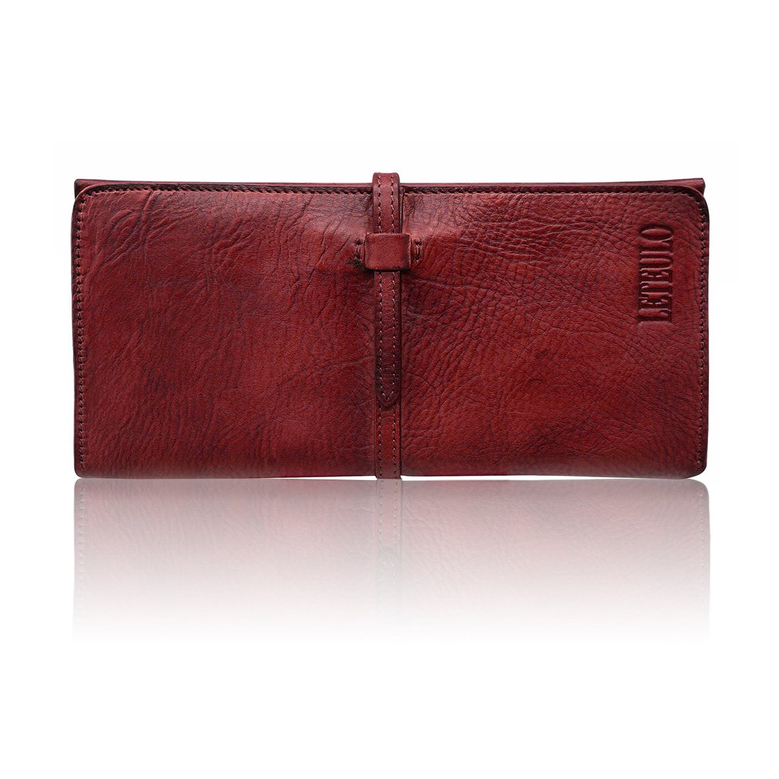 HOTWallets for Women Genuine Leather Card Organizer Dip Dye Coin Purse Ladies Ultrathin Wallets