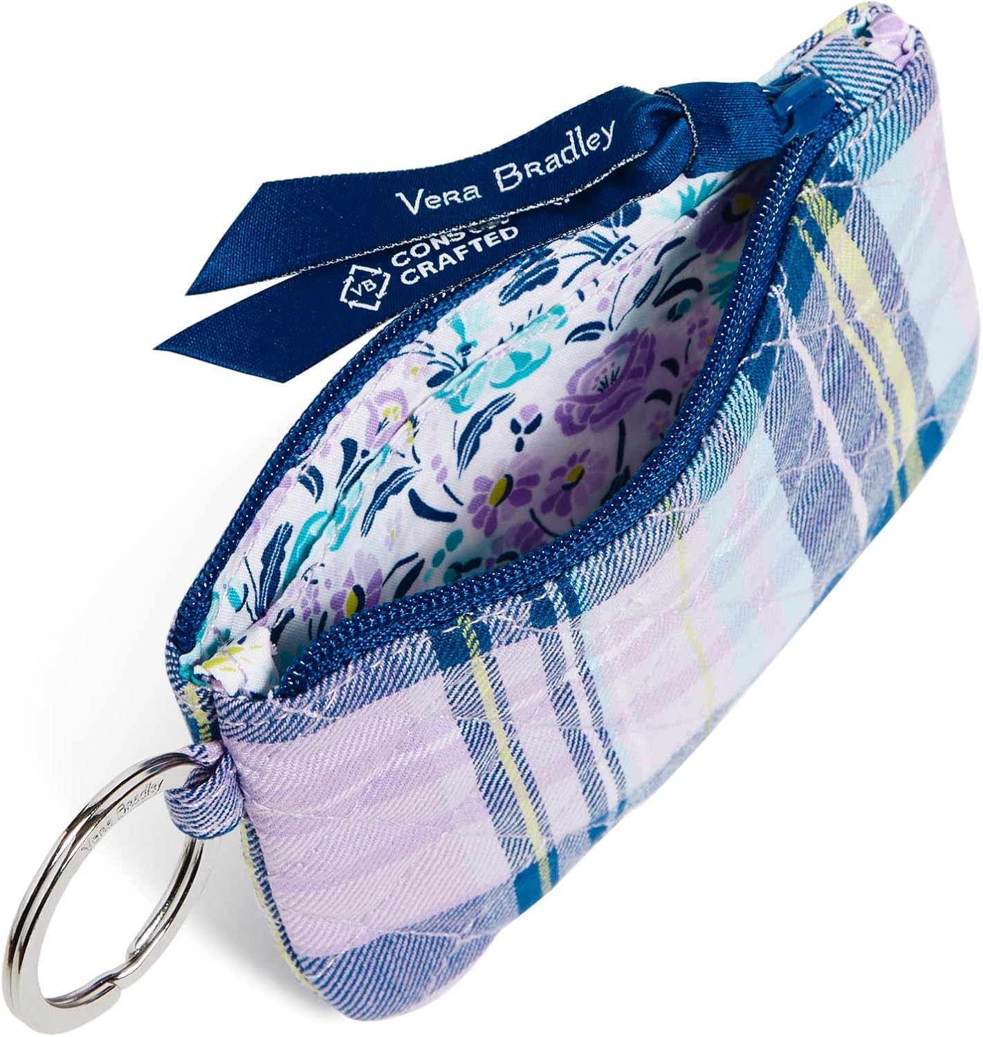 HOTVera Bradley Women's Cotton Zip ID Case Wallet