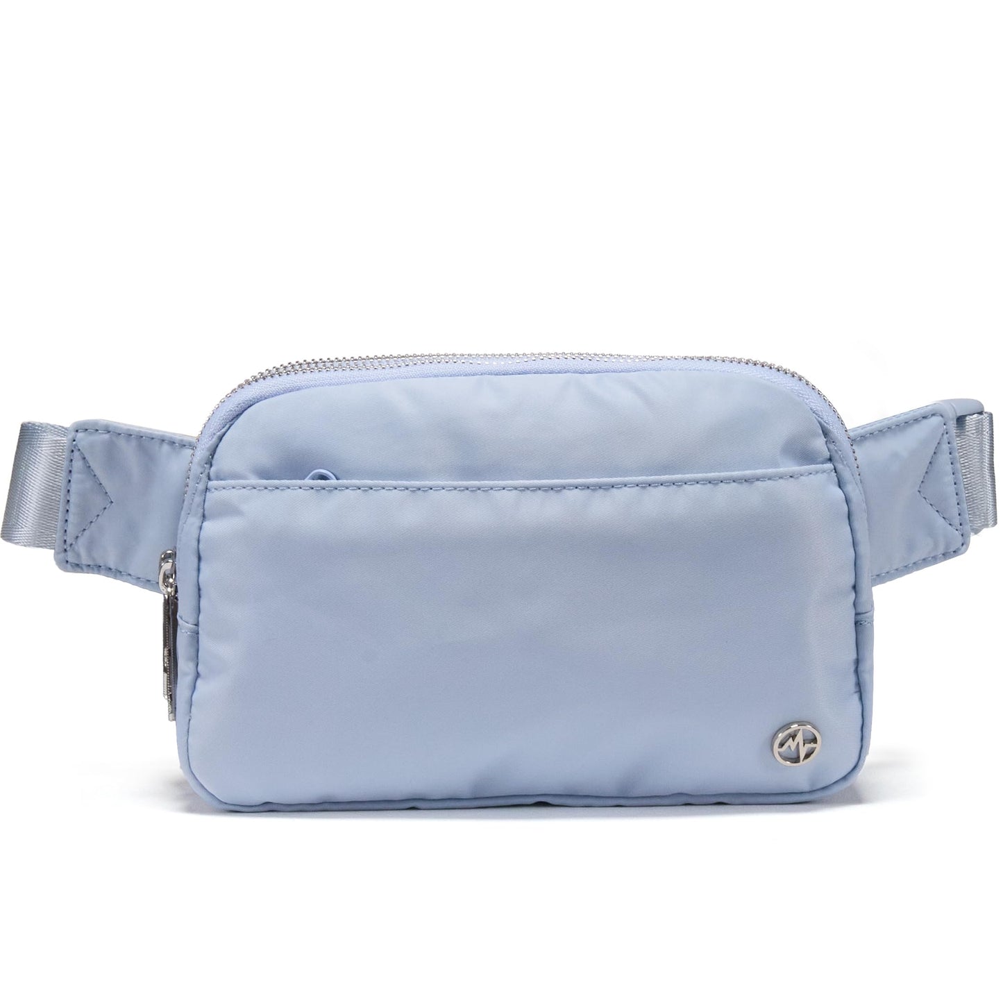 HOTPander Everywhere Belt Bag for Women, 5 Zipper Pockets Nylon Crossbody Fanny Pack Purse (Black)