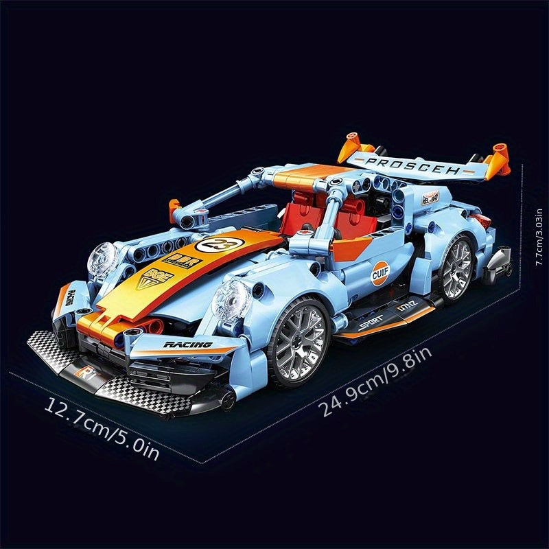 Super Racing City Speed Car Building Blocks Toy for Boys - Festive Gift Idea